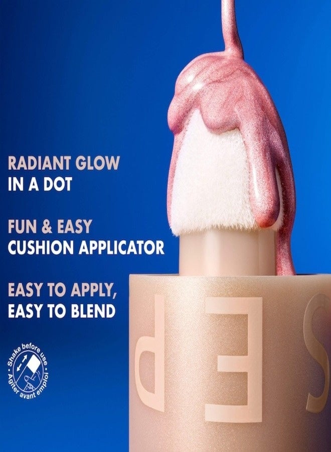 SEPHORA Collection Gleam & Go – Second-Skin Liquid Highlighter 04 On Top (Coppery Bronze Shimmer) – 7 mL Radiant Glow Liquid Highlighter - Image 4